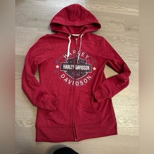 Harley Davidson Women's Zip Up Hoodie